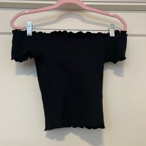 Zara off the shoulder top